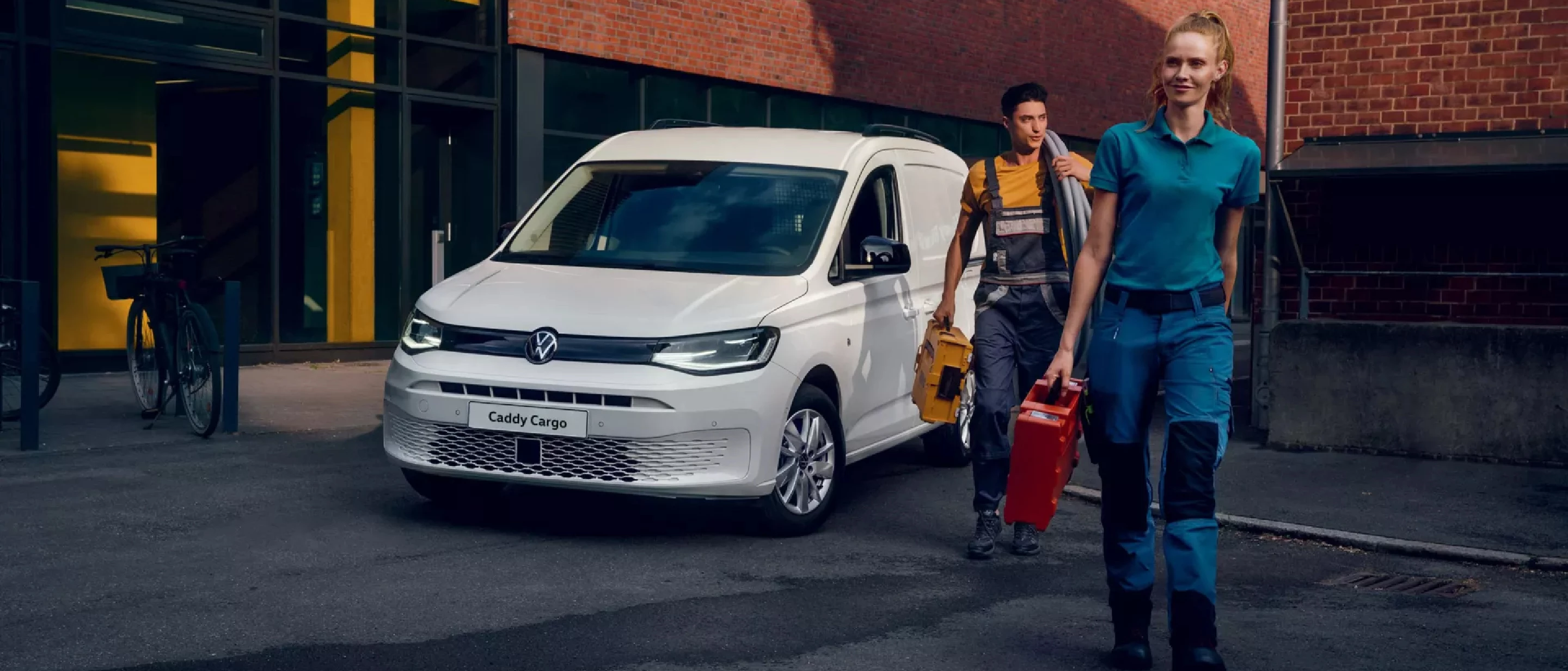 Sitoweb Banner Veicolo Desktop Caddy Cargo