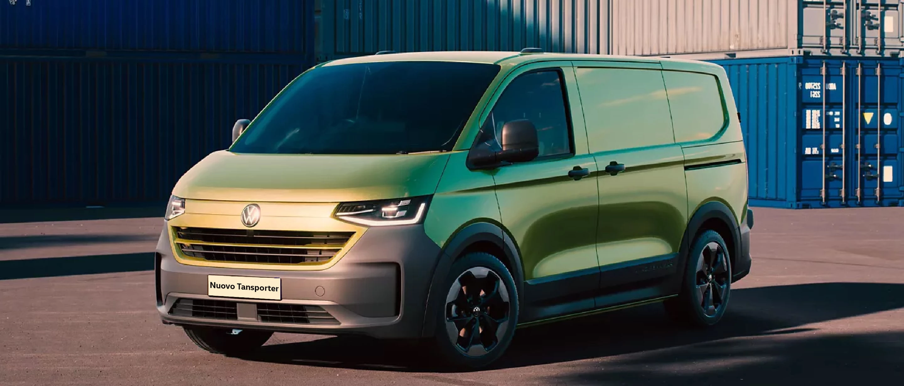 Sitoweb Banner Veicolo Desktop Nuovo Transporter